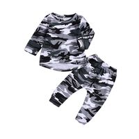 Londony Clearance Sales! Toddler Kids Baby Girl Boy Clothes Camouflage T-Shirt Tops+Pants Outfits Set