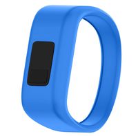 QGHXO Band for Garmin Vivofit Jr/Vivofit Jr. 2, Soft Silicone Replacement Watch Band Strap for Garmin Vivofit Jr/Vivofit Jr. 2 Activity Tracker, Small, Large (Blue, Large: 6.6")