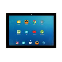 HELMER in Wall Bluetooth Amplifier with WiFi, Multi-Room Android Stereo Audio System with 10 Inches HD Touch Screen Video Player, Black, BM209