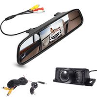 Latest 4.3 Inch Car Rear View Screen Auto Switch-on Car Monitor Perfect Companion with Car Backup Camera Waterproof Reversing Camera