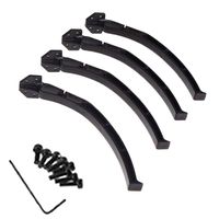 ShareGoo Universal Tall Landing Gear Skids for DJI F450 F550 SK480 Qudcopter Multirotor,Black