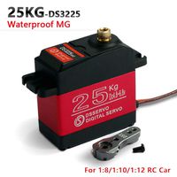 ZOSKAY Waterproof High Torque Metal Gear Standard Digital Servo 25KG/0.13S 6.8V for 1/8 1/10 RC Cars(Control Angle 180)