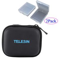 ZLMC Mini Storage Bag Case Carrying Gopro Hero 7/6/5 (2018) Black Camera, Compatible Xiaomi Yi2 4K/4K+, Action Cameras & Protective Batteries Accessory Boxes Gopro Hero6 hero5 hero7 Black