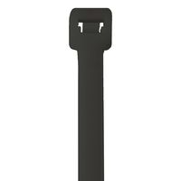 Aviditi Nylon UV Stabilized Cable Tie, 11" L x 1/4" W, Black, Case of 100 (CTUV11120)