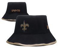 MVPRING Football Team Bucket Hat Fisherman Hat Hunting Fishing Caps Fashion Style Sports Outdoor (New Orleans Saints) Black