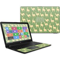 MightySkins Skin Compatible With HP 15t Laptop 15.6" (2017) - Llama | Protective, Durable, and Unique Vinyl Decal wrap cover | Easy To Apply, Remove, and Change Styles | Made in the USA
