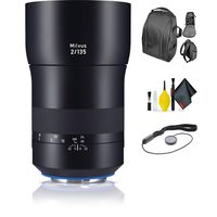 Zeiss Milvus 135mm f/2 ZE Lens for Canon EF - 2111-636 + Deluxe Lens Cleaning Kit