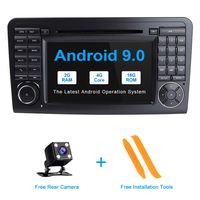 TOOPAI 7 Inch Android 9.0 Car Radio for Mercedes-Benz GL ML CLASS W164 X164 ML300 ML320 ML350 ML450 ML500 ML63 AMG GL320 GL350 GL420 GL450 GL500 Support GPS WiFi Bluetooth Canbus GPS Full RCA OBD DAB+