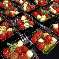 Efavormart 120 Pcs - Clear Mini Disposable Plastic Dessert Plate for Restaurant Wedding Catering Party Banquet Events