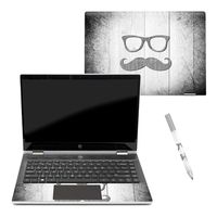 Mightyskins Skin Compatible with Hp Pavilion X360 14" (2018) - Hipster | Protective, Durable, and Unique Vinyl Decal Wrap Cover | Easy to Apply, Remove, and Change Styles | Made in The USA