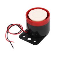 uxcell DC 24V 85dB Siren Sound Electronic Buzzer Emergency Alarm