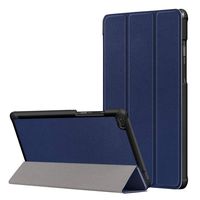 Haluoo Lenovo Tab E8 8" Case, Premium PU Leather Slim Fit Ultra Slim Trifold Stand Cover for Lenovo Tab E8 TB-8304F 8 Tablet(Dark Blue)