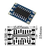 10pcs/lot Mini RS232 to TTL Converter Adapter Board Module MAX3232 3-5 V Electronic Parts Development Serial Port