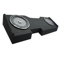 Compatible with 2014 - UP GMC Sierra Crew Cab Kicker CompVT CVT12 Dual 12" Sub Box 2 Ohm