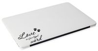 Laptop MAC - Love is a Four Legged Word Apple MacBook Cute Funny Decal - Matte Black Skins Stickers