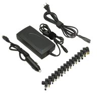 90w 3 in 1 Universal Laptop Ac Adapter Car Charger with USB for Hp Dell Acer Asus Lenovo IBM Toshiba Compaq Samsung Sony Fujitsu Gateway Notebook Ultrabook