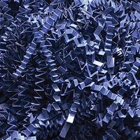 Aviditi CP10C Crinkle Cut Paper, 10 lbs per Case, Navy Blue