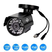 1/3" CMOS 1000TVL 1080N CCTV Home Surveillance Weatherproof 3.6mm Lens with IR Cut Bullet Security Camera