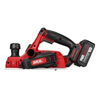 SKIL PWRCore 20 Brushless 20V 3-1/4 Inch Planer, Includes 4.0Ah Lithium Battery and PWRJump Charger - PL593802