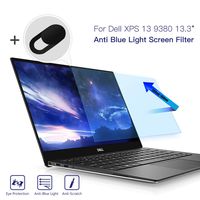 Anti Blue Light Screen Filter Protector for Dell XPS 13 9380 13.3", Anti Glare Eye Protection Blue Light Blocking Screen Protector Kit with Webcam Cover for New Dell XPS 13 9380 13.3"