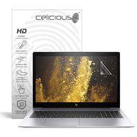 Celicious Vivid Invisible Glossy HD Screen Protector Film Compatible with HP EliteBook 850 G5 (Touch) [Pack of 2]