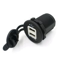 WINOMO Waterproof 5V 2.1A USB Charger Cigarette Lighter Socket for Car Truck Rv Boat