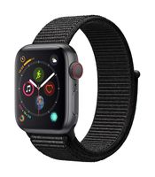 Apple Watch Series 4 (GPS + Cellular, 40mm) - Space Gray Aluminum Case with Black Sport Loop