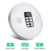 Portable CD Player with Anti-Shock Function and Stereo Speaker Personal Compact Disc Player with LCD Display/Memory for Car Use and Kids Adults Home Travel, 3AA Batteries(not Included)