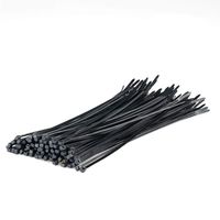 Cable Zip Ties Black 100 Pcs 10 Inch Flexible Nylon Wire Ties Ajustable Cable Cord Management Multi-Purpose Strong Self Locking Cable Ties For Electrical Accessories