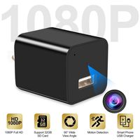 Hidden Camera, 1080P HD USB Charger Camera, Mini Camera, Nanny Camera，Security for Home Office Hotel - No WiFi Needed - 2019 Version