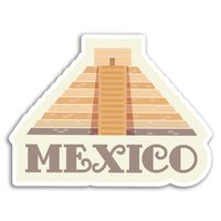 2 x 10cm Mexico Chichen Itza Vinyl Stickers Laptop Travel Sticker Gift #19026 (10cm Wide)