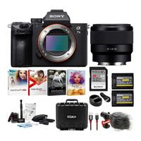 Sony a7 III Full Frame Mirrorless Camera Bundles (a7III Body + SEL50F18F Lens Bundle)