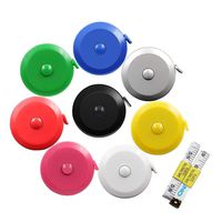 DiCUNO 60-Inch 1.5 Meter Soft Retractable Measuring Tape, Pocket,Body Tailor Sewing Craft Cloth Tape Measure (8 Colors Package)