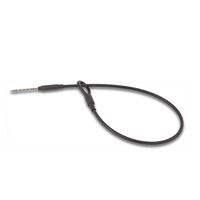 100 Security Lanyard Wire Loop To Pin Black For Mini Tag EAS Loss Prevention Antishoplifting Systems