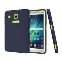 Fheaven Kids Shockproof Impact Defender Case Cover For Samsung Galaxy Tab E 8.0 T377 (Navy)