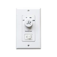 Ceiling Fan Wall Control Universal 3 Speed Wall Mounted Fan Control Replacement Control Kit for Minka Aire Westinghouse Hunter Harbor Breeze Ceiling Fans with Lights, Box Not Included