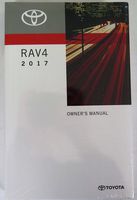 2017 Toyota Rav4 Owners Manual Guide Book