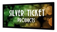 STR-235125 Silver Ticket 2.35:1 4K Ultra HD Ready Cinema Format (6 Piece Fixed Frame) Projector Screen (2.35:1, 125", White Material)