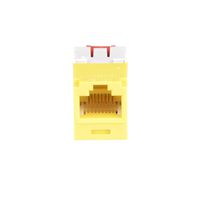 Panduit CJ5E88TGYL Category-5E 8-Wire TG-Style Jack Module, Yellow