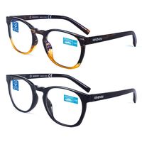 Computer Reading Glasses Blue Light Blocking Glasses Women 2 Pack(+1.5)