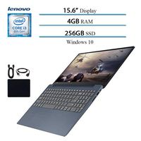 2019 ILenovo IdeaPad 330 15.6" Laptop Computer, 8th Gen Intel Core i3-8130U Up to 3.4GHz (Beat i5-7200U), 4GB RAM, 256GB SSD, Wi-Fi, Bluetooth, Webcam, HDMI, Windows 10 (Blue) w/ Accessories