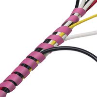 D-Line Cable Spiral Wrap, Cable Management Solution to Organize Cords, 8.2 Feet, Hot Pink
