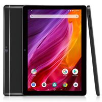 Dragon Touch 10 inch Tablet, 2GB RAM 16GB Storage, Quad-Core Processor, 10.1 IPS HD Display, Micro HDMI, 2019 Android Tablets K10 5G Wi-Fi, Metal Body Black