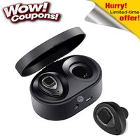 Wireless Earbuds Bluetooth Headphones with Mic in-Ear Noise Cancelling Earphone HD Stereo Sweatproof Headsets for iPhone Samsung and Smartphones from WOWOGO(K5S-Grey