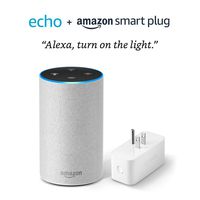 Echo (2nd Generation) with Amazon Smart Plug- Sandstone Fabric