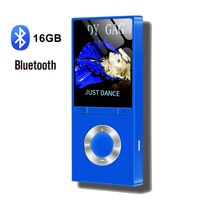MP3 Player, Hotechs.16GB MP3 Player with Bluetooth. HiFi Lossless Sound Music.MP3 Music Player with FM Radio Voice Recorder E-Book 1.8''Screen Pedometer,Support up to 128GB