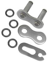RK Racing Chain 520SO O-Ring Chain Steel Finish Clip-Type Connecting Link
