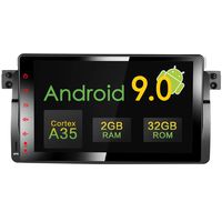 Amaseaudio Upgrade 9 inch TFT LCD Touchscreen Android 9.0 DSP Auto Car Radio Player 1 Din Deckless in-Dash Navigation GPS Head Units for BMW E46 M3 318 320 325 330 335