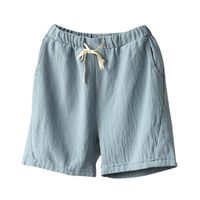 Women Linen Shorts Pants, NDGDA Ladies Casual Cotton Elastic Waist Summer Slim Lady Short Pants