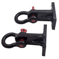 Pair Front Tow Hooks for DODGE RAM 2500/3500 2010-2017 Heavy Duty